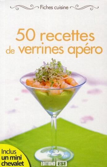 Couverture du livre « 50 recettes de verrines apéro » de Sylvie Ait-Ali aux éditions Editions Esi
