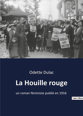 Couverture du livre « La houille rouge » de Dulac Odette aux éditions Culturea