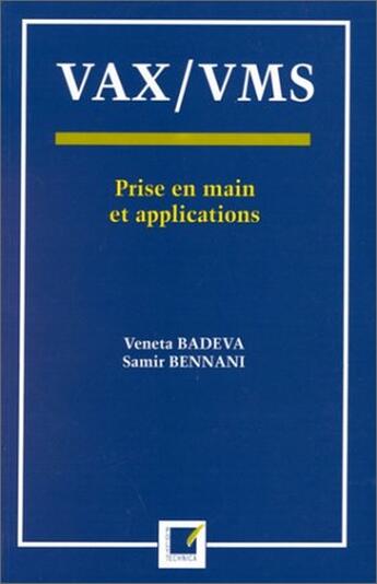 Couverture du livre « VAX-VMS » de Baveda/Bennani aux éditions Economica