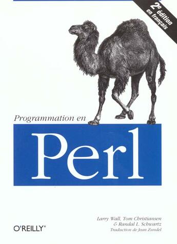 Couverture du livre « Programmation En Perl » de Theodore Wallingford aux éditions O Reilly France