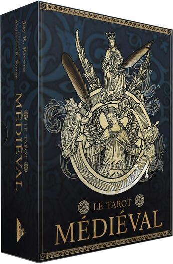 Couverture du livre « Le Tarot médiéval » de Jay R. Rivera et Alejandro Rozan aux éditions Dervy