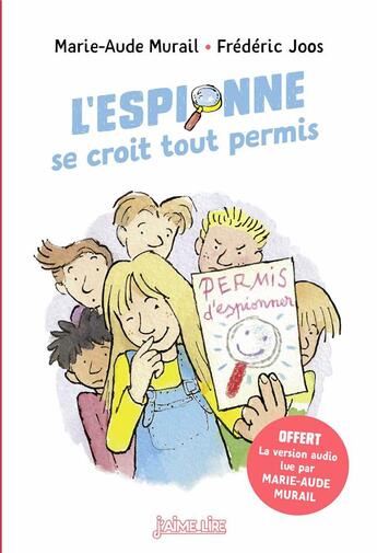 Couverture du livre « L'espionne se croit tout permis » de Frederic Joos et Marie-Aude Murail aux éditions Bayard Jeunesse