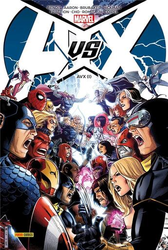 Couverture du livre « Avengers Vs. X-Men Tome 1 » de Olivier Coipel et Frank Cho et Jason Aaron et Ed Brubaker et Brian Michael Bendis et John Romita Jr. aux éditions Panini