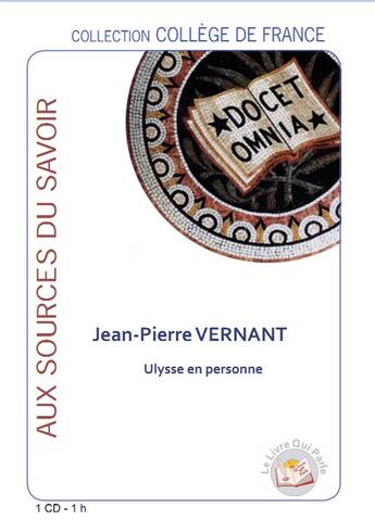 Couverture du livre « Ulysse en personne » de Jean-Pierre Vernant aux éditions Le Livre Qui Parle