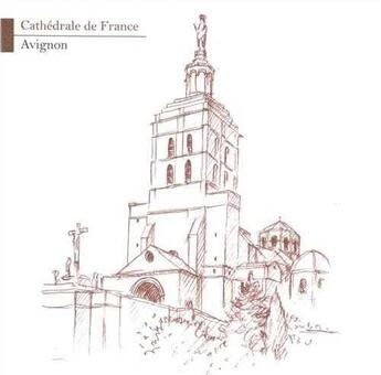 Couverture du livre « Lot de 5 cartes cathedrale de france - avignon » de  aux éditions Satisfecit