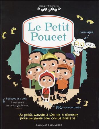 Couverture du livre « Le petit Poucet » de  aux éditions Gallimard-jeunesse