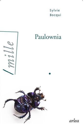 Couverture du livre « Paulownia » de Sylvie Bocqui aux éditions Arlea