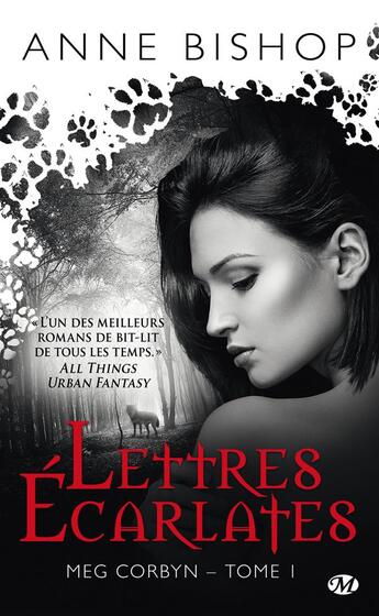 Couverture du livre « Meg Corbyn Tome 1 : lettres écarlates » de Anne Bishop aux éditions Milady