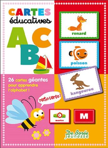 Couverture du livre « Alphabet boîtes éducatives » de  aux éditions De Boree