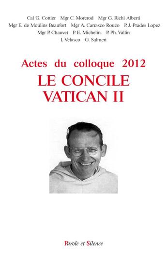 Couverture du livre « À la lumière de Vatican II » de Le Guillou M -J aux éditions Parole Et Silence
