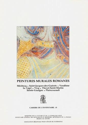 Couverture du livre « Peintures murales romanes » de Inventaire Du Patrim aux éditions Lieux Dits