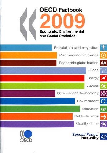 Couverture du livre « OECD factbook 2009 ; economic, environmental and social statistics » de  aux éditions Ocde