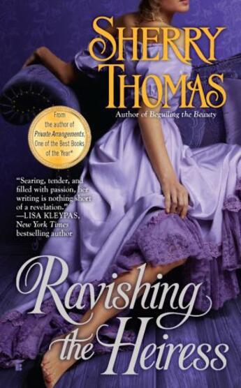 Couverture du livre « Ravishing the Heiress » de Sherry Thomas aux éditions Penguin Group Us