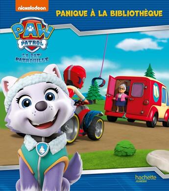 Couverture du livre « La pat' patrouille - panique a la bibliotheque (broche) - album broche » de Nickelodeon aux éditions Hachette Jeunesse