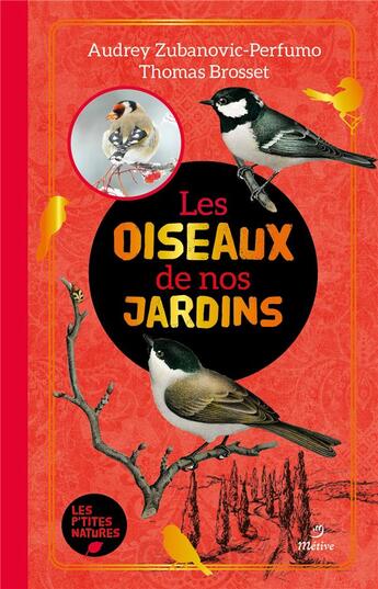 Couverture du livre « Les oiseaux de nos jardins » de Thomas Brosset et Audrey Zubanovic-Perfumo aux éditions Metive