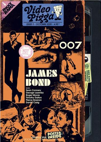 Couverture du livre « Video pizza n 2 - james bond » de  aux éditions Rockyrama