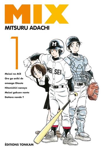 Couverture du livre « Mix Tome 1 » de Mitsuru Adachi aux éditions Delcourt