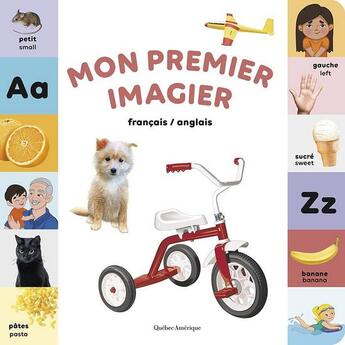 Couverture du livre « Mon premier imagier français / anglais » de  aux éditions Quebec Amerique