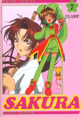 Couverture du livre « Card captor Sakura - anime comics T.7 » de Clamp aux éditions Pika