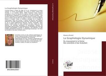 Couverture du livre « La graphologie dynamique » de Brulard Maxence aux éditions Presses Academiques Francophones