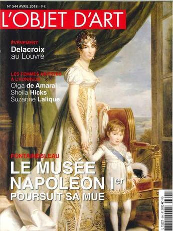 Couverture du livre « L'objet d'art n 544- delacroix et le romantisme- avril 2018 » de  aux éditions L'objet D'art