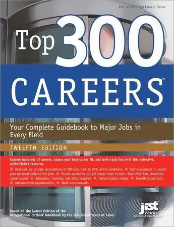 Couverture du livre « Top 300 Careers » de  aux éditions Jist Publishing