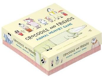 Couverture du livre « Crocodile and friends animal memory game /anglais » de Natacha Andriamirado aux éditions Princeton Architectural