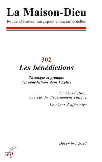 Couverture du livre « La maison dieu n. 302 » de  aux éditions Cerf