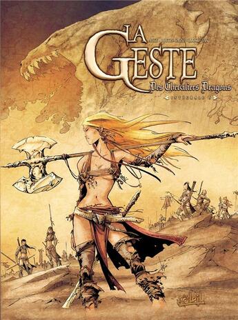 Couverture du livre « La geste des chevaliers dragons : Intégrale vol.5 : Tomes 17 à 20 » de Ange et Patrick Boutin-Gagne et Looky et Vax aux éditions Soleil