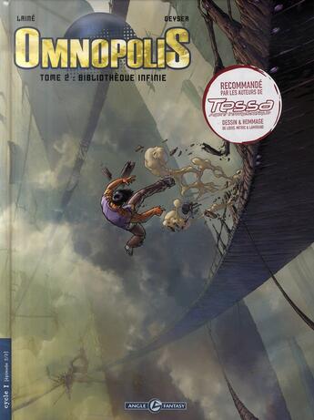 Couverture du livre « Omnopolis t.2 ; bibliothèque infinie » de Laine et Geyser aux éditions Bamboo