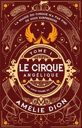 Couverture du livre « Le cirque angelique t1 ; un ange tombe du ciel » de Amelie Dion aux éditions Beetlebooks