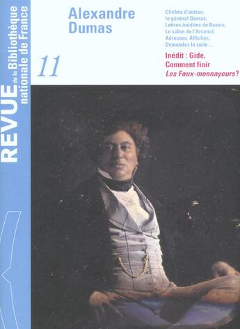 Couverture du livre « Alexandre Dumas » de Thierry Grillet aux éditions Bnf Editions