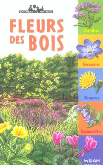 Couverture du livre « Fleurs des bois » de Nathalie Locoste aux éditions Milan