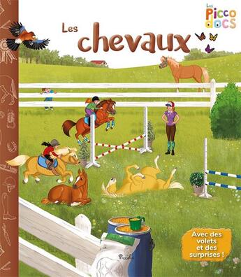 Couverture du livre « Les chevaux » de  aux éditions Piccolia