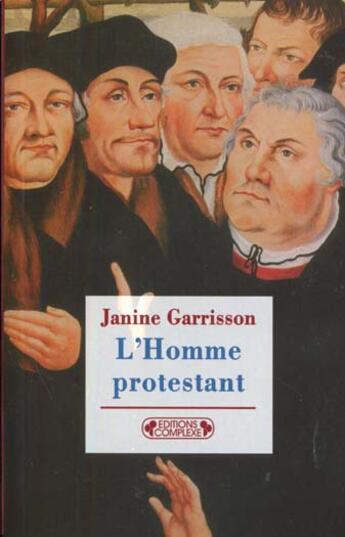 Couverture du livre « L'homme protestant » de Garrisson. Jani aux éditions Complexe