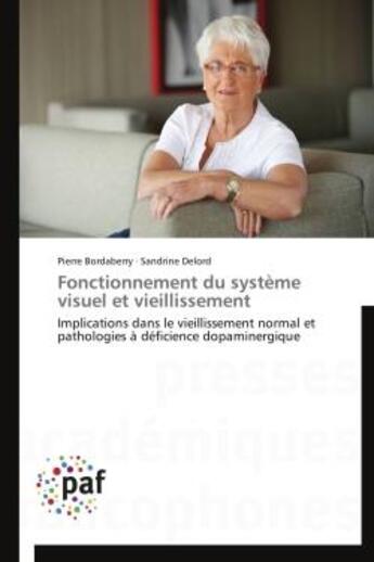 Couverture du livre « Fonctionnement du système visuel et vieillissement » de  aux éditions Presses Academiques Francophones