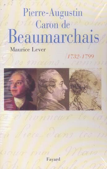 Couverture du livre « Pierre-Augustin Caron De Beaumarchais » de Lever-M aux éditions Fayard