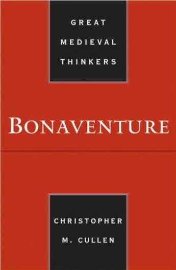 Couverture du livre « Bonaventure » de Cullen Christopher M aux éditions Oxford University Press Usa