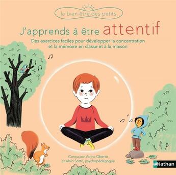 Couverture du livre « J'apprends a etre attentif » de  aux éditions Nathan