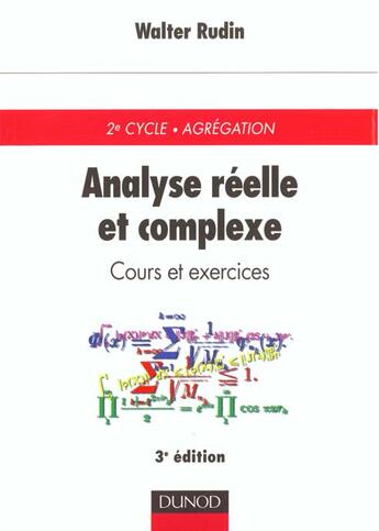 Couverture du livre « Analyse Reelle Et Complexe ; 3e Edition » de Walter Rudin aux éditions Dunod