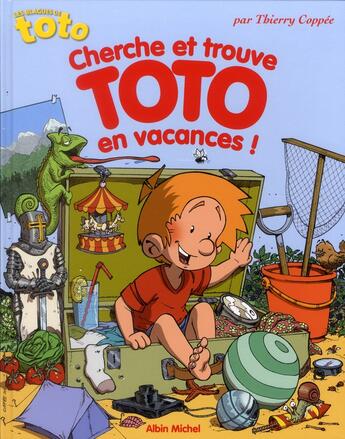 Couverture du livre « Cherche et trouve Toto en vacances » de  aux éditions Albin Michel