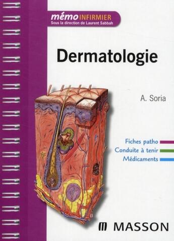 Couverture du livre « Dermatologie » de Soria-A aux éditions Elsevier-masson