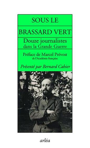 Couverture du livre « Sous le brassard vert » de  aux éditions Arlea