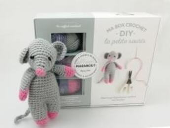 Couverture du livre « Ma box crochet DIY ; la petite souris » de Anna Lena aux éditions Marabout