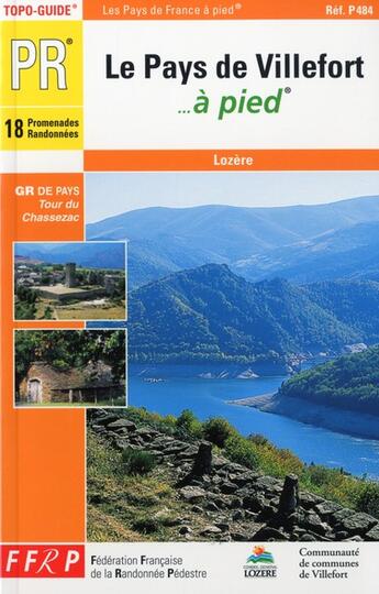 Couverture du livre « Pays de Villefort à pied ; 48-PR-484 » de  aux éditions Ffrp