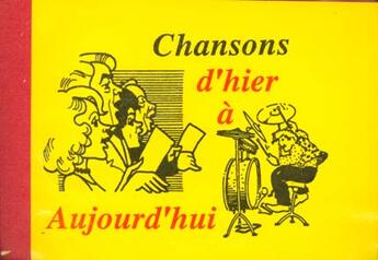 Couverture du livre « Chansons d'hier » de  aux éditions Encre Violette