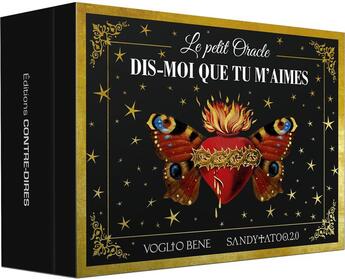 Couverture du livre « Le petit oracle Dis-moi que tu m'aimes » de Sandytatoo et Voglio Bene aux éditions Contre-dires