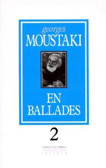 Couverture du livre « En ballade t.2 » de Georges Moustaki aux éditions La Simarre