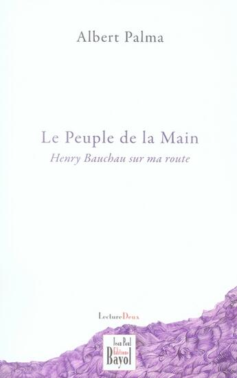 Couverture du livre « Le peuple de la main » de Palma aux éditions Jean-paul Bayol