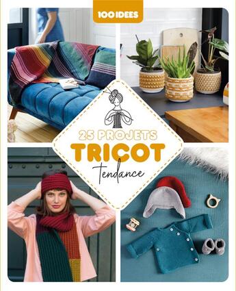 Couverture du livre « 25 projets tricot tendance » de Amelie Lamirand aux éditions Turbulences